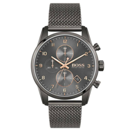 BOSS SKYMASTER Grijs Stalen Herenhorloge HB1513837