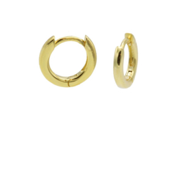 Goudkleurige Oorringen 10mm | Karma Jewelry