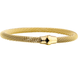 Goudkleurige Edelstalen Armband voor Dames - Armband Magneet