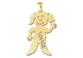 Names4ever Gouden Meisje Naam Hanger