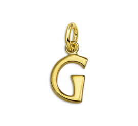 Gouden Letter Bedel Hanger – G
