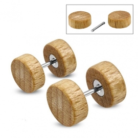 Robuuste Houten Imitatie Piercing