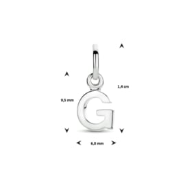 Letter Hanger G | Massief 925 Zilver