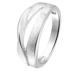 Ring van Zilver met Uitsparing | Ringmaat 19