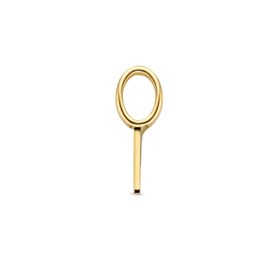 14K Geelgouden Hanger met Letter Y