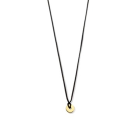 Collier Katoen 6,5 mm 60 cm + 14k Geelgouden Rondje