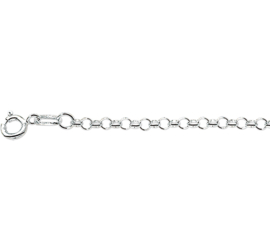 Stevig Jasseron Collier van Zilver | Dikte: 2,5mm Lengte: 38cm