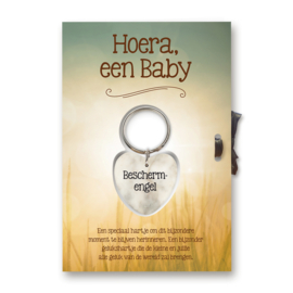 Gelukshart Cadeaukaart - Hoera, een Baby