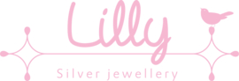 Lilly Zilveren Hartvormige Oorknoppen met Roze Parelmoer