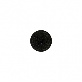 Zwart Glaskristallen muntje in 14mm van MY iMenso