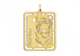 Tijger Gouden Naamhanger Names4ever GNH55