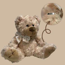 Kraamcadeau Teddybeer met Baby Naam Armbandje