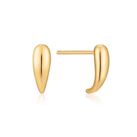 Ania Haie | Luxe Minimalism Gold Luxe Stud Oorstekers