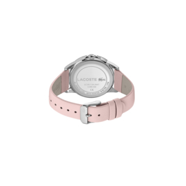 Lacoste Zilverkleurig Florence Horloge met Roze Band