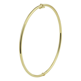 Valentijnscadeau | 14K Geelgouden Bangle met Scharnier 61 mm