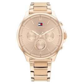 Tommy Hilfiger Roségoudkleurig Scarlet Horloge met Schakelband voor Dames