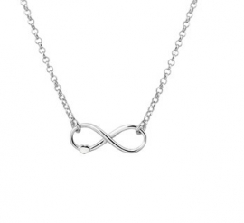 Infinity met Hart Hanger van Zilver en Anker Collier