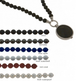 Parel-collier van MY iMenso - ONYX 27-0511