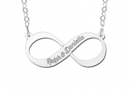 Names4ever Infinity Hanger van Zilver