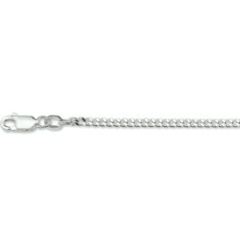 Gourmet Collier van Zilver | Breedte 2,4mm | Lengte 45cm