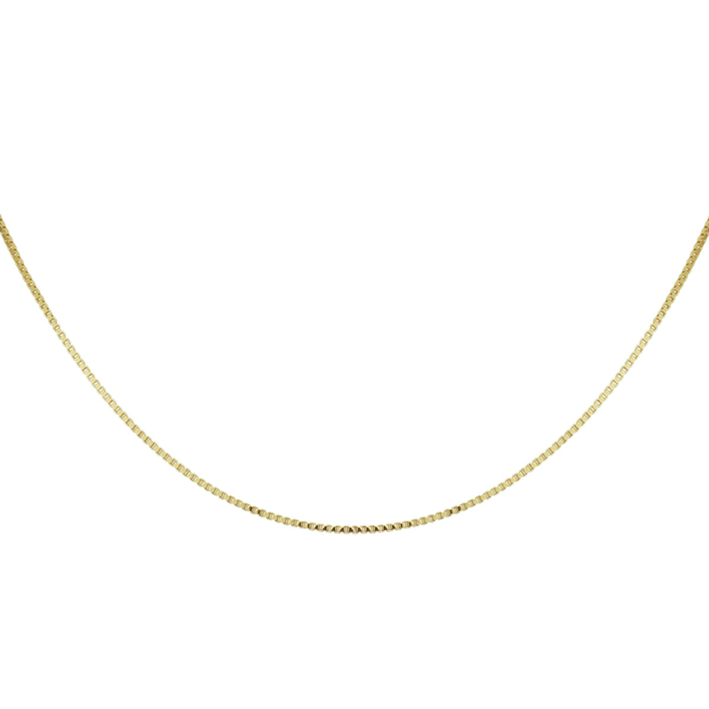 Stijlvol Gouden Venetiaans Collier | Dikte: 0,9mm Lengte: 38cm