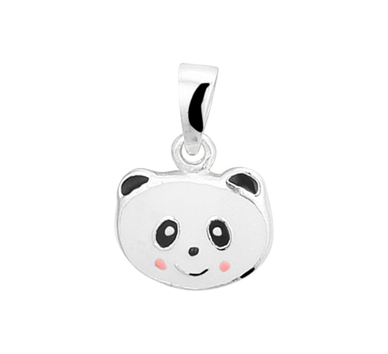 Zilveren Panda Hanger voor Kids