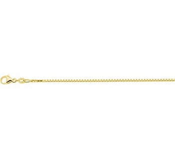 Goudkleurig Verstelbaar Venetiaans Collier | Dikte: 1,3mm Lengte: 45cm