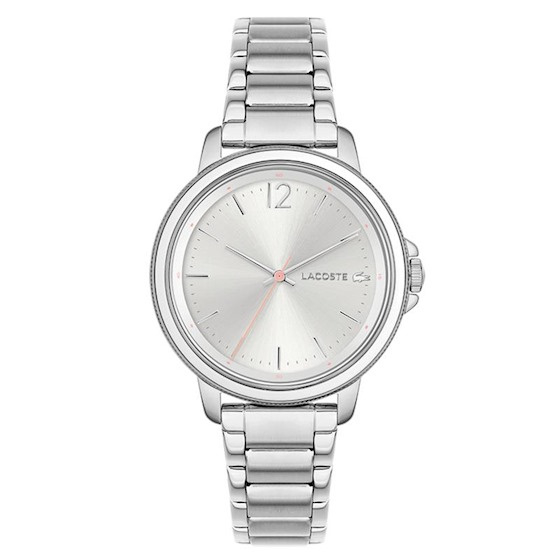 Zilverkleurig Slice Dames Horloge met Schakelband van Lacoste