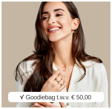 Goodiebag t.w.v. € 50,-