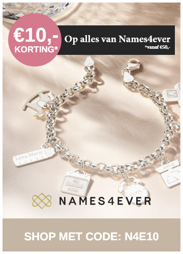 € 10,- Op alles van Names4ever