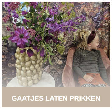 Gaatjes laten prikken