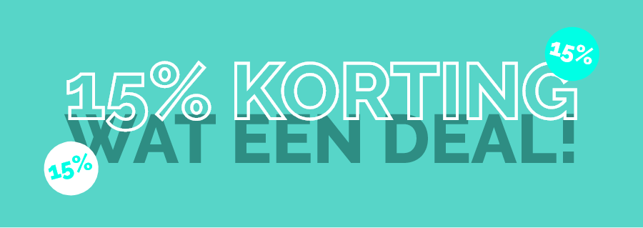 15 Korting wat een deal!