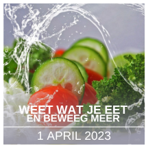 Weet wat je eet en beweeg meer