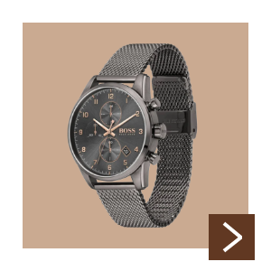BOSS SKYMASTER Grijs Stalen Herenhorloge HB1513837