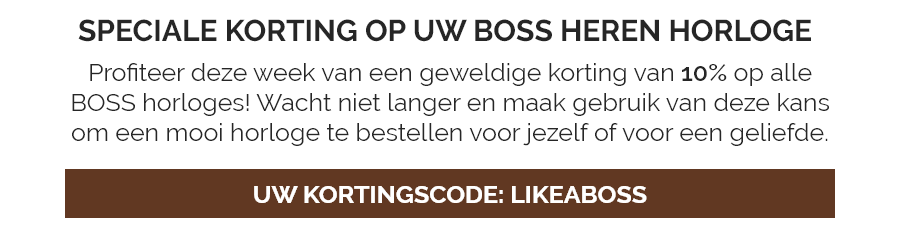 Speciale korting op uw BOSS heren horloge
