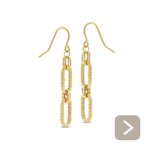 GOUDEN OORHANGERS