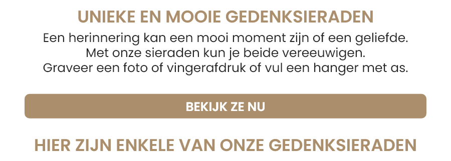 Unieke en mooie gedenksieraden