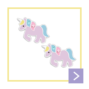 Unicorn oorbellen