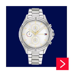 Tommy Hilfiger zilver dames horloge