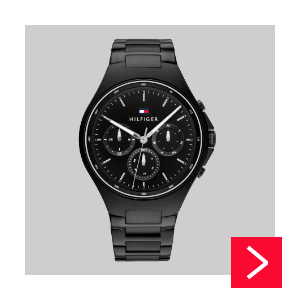 Tommy Hilfiger horloge zwart