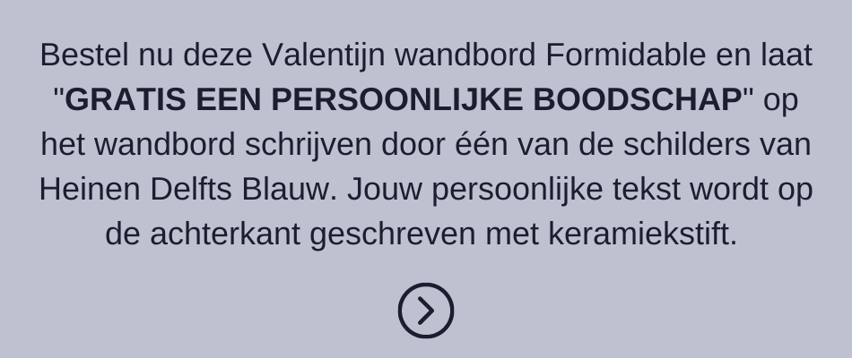 Valentijnsactie: Personaliseer gratis jouw Formidable wandbord!