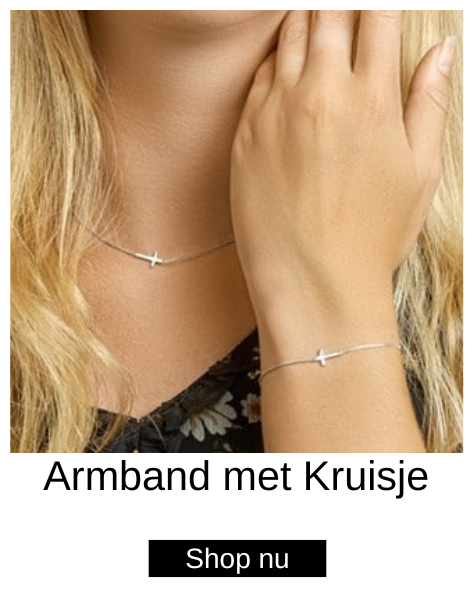 Zilveren Armband met Kruisje