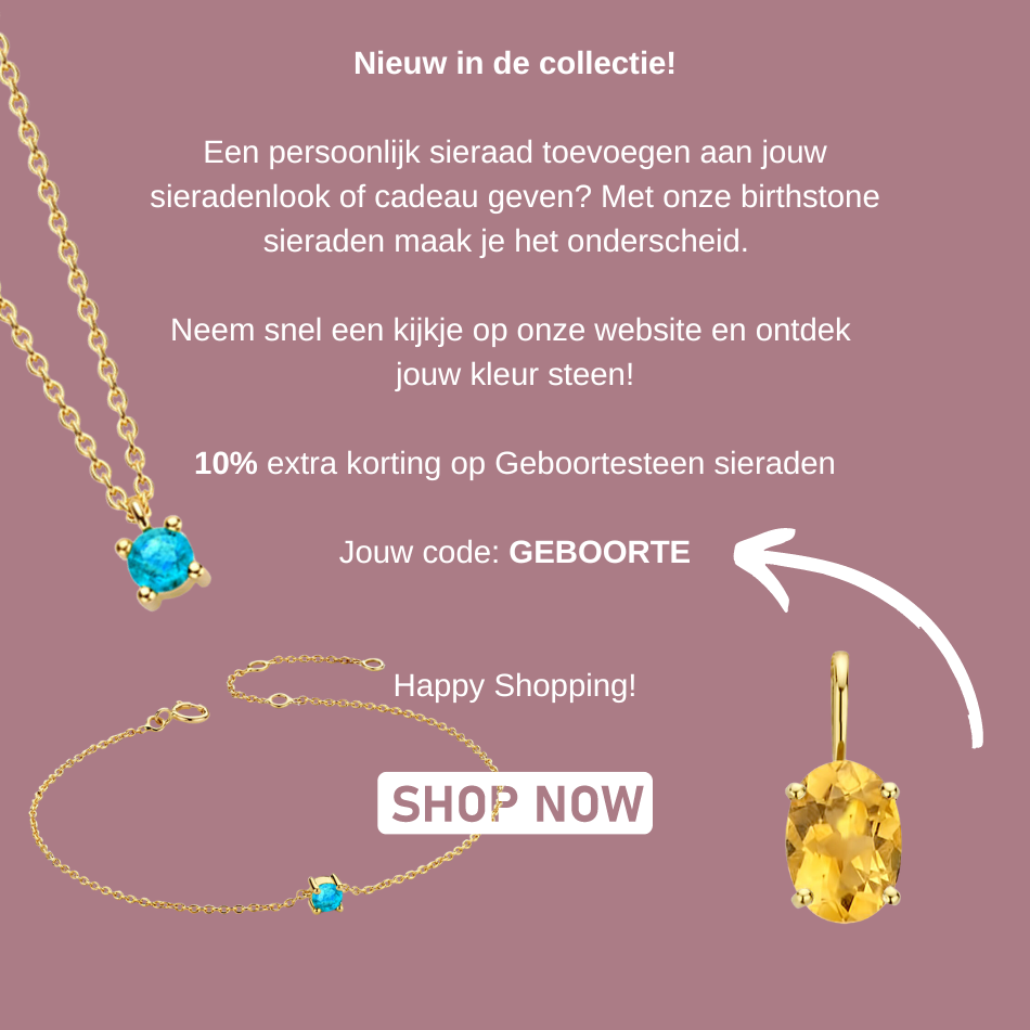 Geboortesteen sieraden
