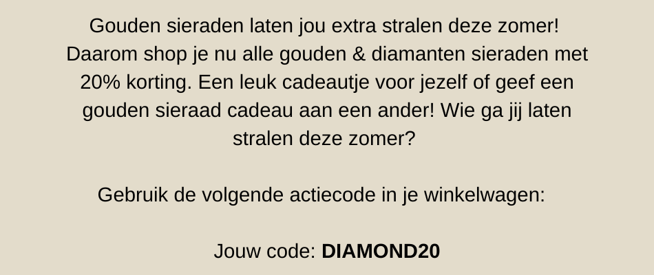 Gouden sieraden laten jou extra stralen deze zomer! 