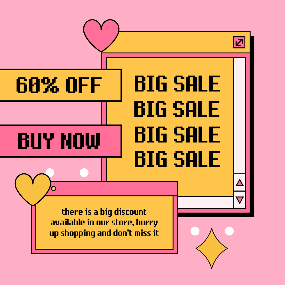 BIG SALE 60%