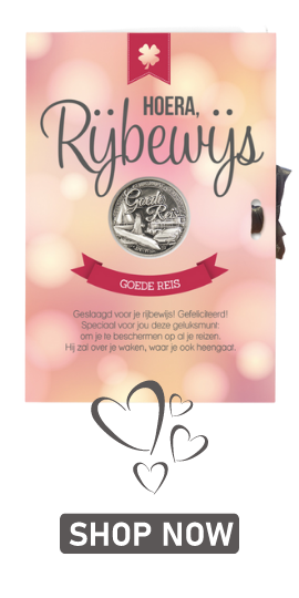 Geluksmunt Cadeaukaart - Hoera, rijbewijs