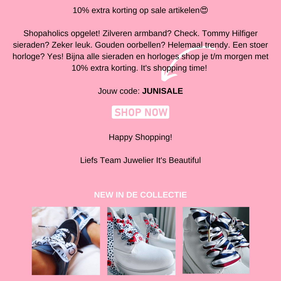 10% EXTRA KORTING OP SALE ARTIKELEN