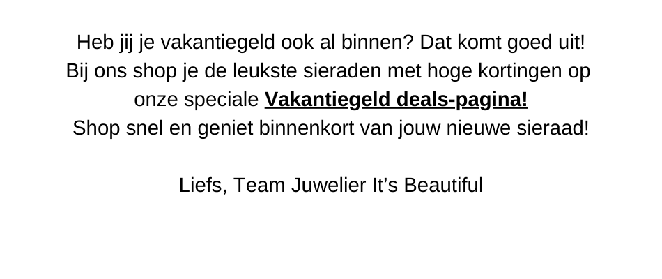 Vakantiegeld deals