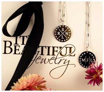 initialen ketting zilver - Juwelier It's Beautiful