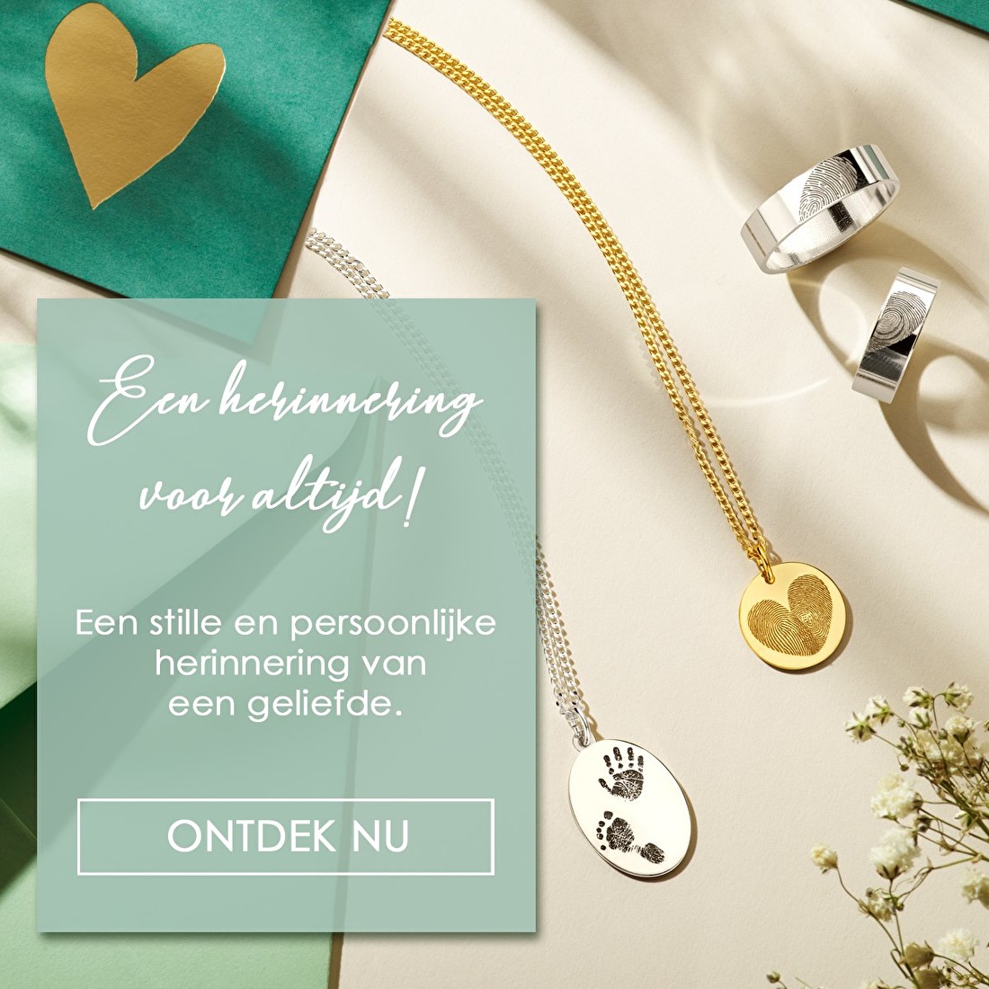 Een stille en persoonlijke herinnering van een geliefde